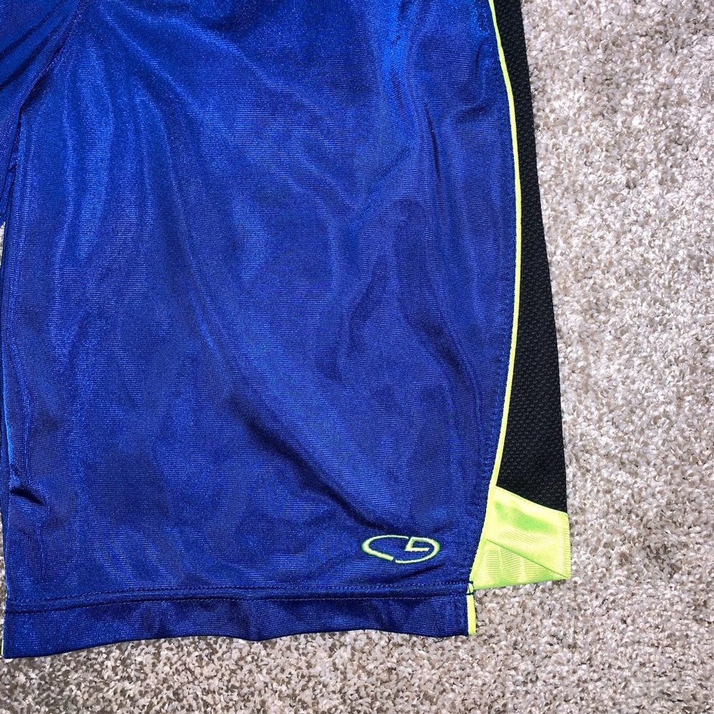 Champion Boys Blue & Yellow Athletic shorts size M - Picture 4 of 7